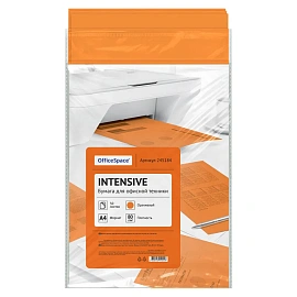 Бумага цветная OfficeSpace "Интенсив" А4, 80г/м2, 50л. (оранжевый)
