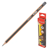 Карандаш чернографитный HB Maped Black Pep