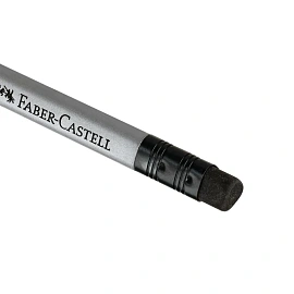 Карандаш чернографитный НВ с ластиком Faber-Castell Grip 2001 заточенный трёхгранный