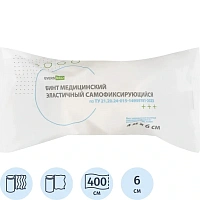 Бинт самофиксирующийся EversMed эластичный 4 м x 6 см
