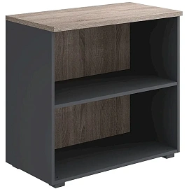 Стеллаж K-Loft 241H004 (дуб сонома тёмный/графит, 786х420х738 мм)