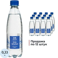 Вода питьевая Деловой Стандарт газированная 0.33 л