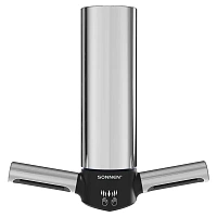 Сушилка для рук ВЫСОКОСКОРОСТНАЯ АНТИВАНДАЛЬНАЯ SONNEN HSD-A3898, 1400 Вт, 80 м/с, IPX1, 72 дБ, нержавеющая сталь, 701863