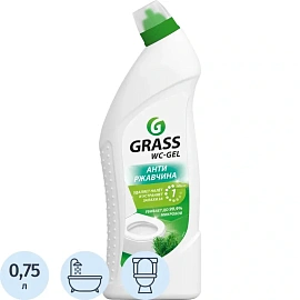 Средство для сантехники чистящее Grass WC-Gel Антиржавчина 0.75 л для туалета и ванной