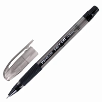 Ручка гелевая неавтоматическая Pensan Soft Gel Fine черная (толщина линии 0.3 мм)