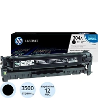 Картридж лазерный HP 304A CC530A чёрный оригинальный