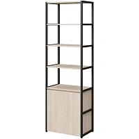 Стеллаж для документов Easy To Lead K-Loft 241H026 (дуб скандинавский/чёрный, 670х400х2105 мм)