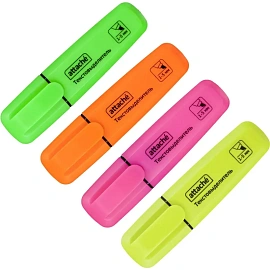 Набор текстовыделителей Attache Palette (толщина линии 1-5 мм, 4 цвета)
