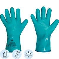 Перчатки рабочие утеплённые Jeta Safety Winter Grip хлопковые с ПВХ покрытием синие/жёлтые (7 класс вязки, размер 9, L, JPW-811)