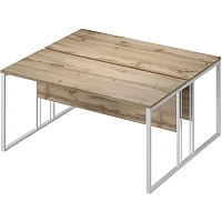 Рабочая станция K-Loft 241S019 (дуб натуральный/белый, 1580х1370х752 мм)
