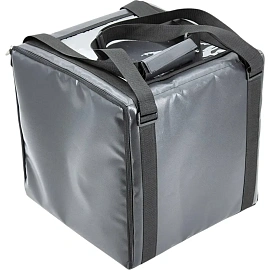 Термосумка для пиццы ТерПак ПВХ/теза чёрная 38.5x38.5x38.5 см