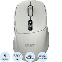 Мышь компьютерная Acer OMR503 св-сер,3200dpi,BT/Radio/USB(ZL.MCE11.01C)