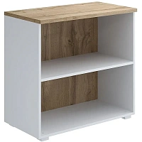 Стеллаж K-Loft 241H004 (дуб натуральный/белый, 786х420х738 мм)