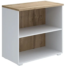 Стеллаж K-Loft 241H004 (дуб натуральный/белый, 786х420х738 мм)