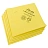 Салфетки хозяйственные Vileda Professional r-MicronQuick микрофибра 40x38 см 135 г/кв.м жёлтые (5 штук в упаковке) Фото 1