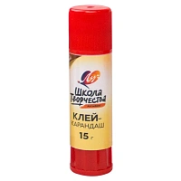Клей-карандаш ЛУЧ "Школа творчества", 15 г, PVP основа, 29С 1736-08
