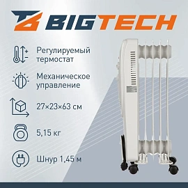 Радиатор масляный BigTech WBH001 10A (NY-10A)