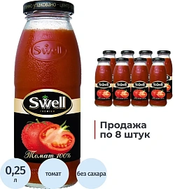 Сок Swell томатный с мякотью 0.25 л