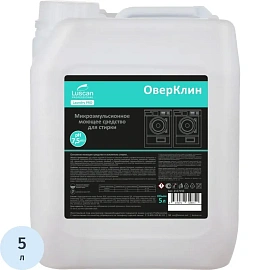 Жидкое средство для стирки микроэмульсионное Luscan Professional ОверКлин 5 л (концентрат)