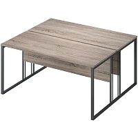 Рабочая станция K-Loft 241S019 (дуб сонома тёмный/чёрный, 1580х1370х752 мм)