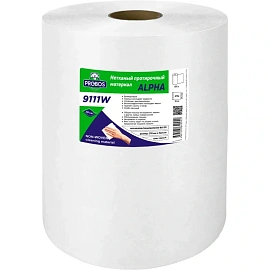 Материал протирочный нетканый в рулоне Probos W1 475 31.5x34 см белый 1-слойный 110 /кв.м
