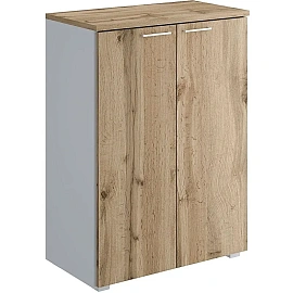 Стеллаж K-Loft 241H011 (дуб натуральный/белый, 786х420х1080 мм)