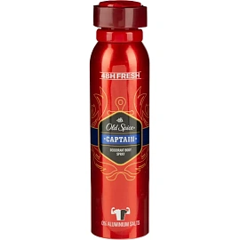 Подарочный набор для мужчин Old Spice Captain (дезодорант-спрей 150 мл, гель для душа 3в1 250 мл)