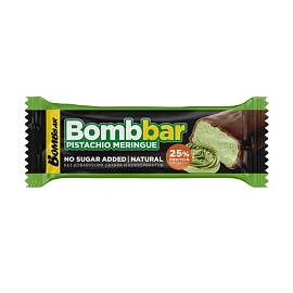 Батончик BOMBBAR "Фисташковая меренга" без сахара 40 г, шоу-бокс, ББР99