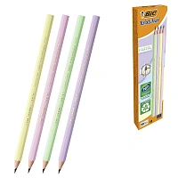 Карандаш чернографитный пластиковый HB BIC Evolution Pastel заточенный шестигранный