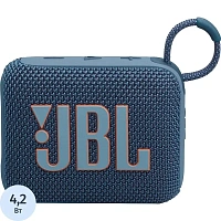 Акустическая система JBL Go 4 синяя (JBLGO4BLU)