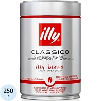 Кофе в зёрнах Illy Classico арабика 100% 250 г (железная банка)