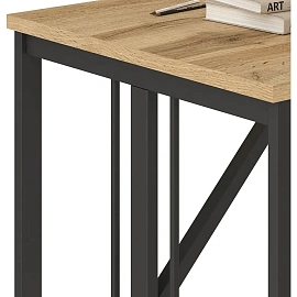 Стол приставной Easy To Lead K-Loft Director 241B002 (дуб натуральный/чёрный, 700х600х752 мм)
