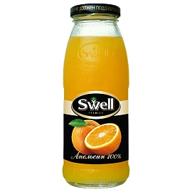 Сок апельсиновый SWELL с мякотью 0,25 л, для детского питания, 4040207360