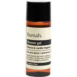 Гель для душа Rumah Tabacco & vanilla fragrance 30 мл флакон (300 штук в упаковке)