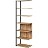Полустеллаж Комус Мебель (Easy To Lead) K-Loft 241H025 (дуб натуральный/чёрный, 645х400х2105 мм)