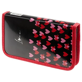 Пенал 1 отделение, 190*110 Forst "Сердца", ламинированный картон