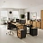 Стол приставной Easy To Lead K-Loft Director 241B002 (дуб натуральный/чёрный, 700х600х752 мм) Фото 4