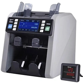 Счётчик банкнот Mertech C-200 Double CIS MG touch screen до 17 видов валют (5533)