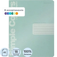 Тетрадь школьная Bruno Visconti Morandi Colors А5 18 листов в клетку с картонной обложкой с УФ-выборочным глянцевым лаком