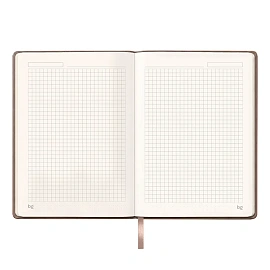 Записная книжка А5, 96л., BG "Смыслы", кожзам, клетка, мокко