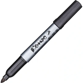 Маркер перманентный Комус PY2304 чёрный (толщина линии 1-4 мм) круглый наконечник