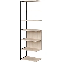 Полустеллаж для документов Easy To Lead K-Loft 241H025 (дуб скандинавский/чёрный, 645х400х2105 мм)