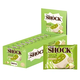 Печенье протеиновое FitnesSHOCK Брауни белый шоколад и фисташка 50 г
