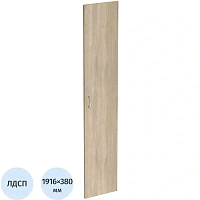 Дверь высокая Комус Мебель (Easy to lead) Easy One ЛДСП (дуб сонома, 380х1916 мм)