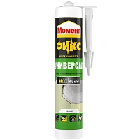 Жидкие гвозди МОМЕНТ FIX Универсал, 380г, для дерева, керамики, полистирола, белый, 2124747