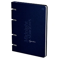 Тетрадь на кольцах А5, 120л., BG "Полуночные тени", картон, софт-тач ламинация, выб. лак