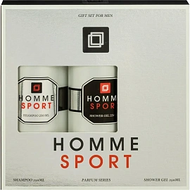 Подарочный набор для мужчин Homme Sport (шампунь и гель для душа, 2x250 мл)