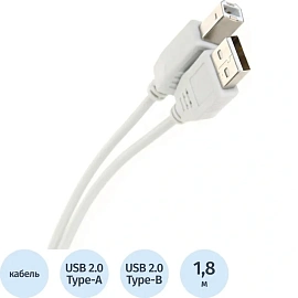 Кабель Telecom USB Type-A - USB Type-B 1.8 метра (TC6900-1.8M)