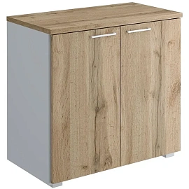 Стеллаж K-Loft 241H004 (дуб натуральный/белый, 786х420х738 мм)