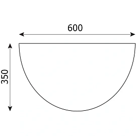 Столешница приставки Easy To Lead Easy Business 904323 (тёмный дуб/серый, 600х350х25 мм)